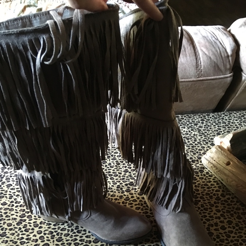 Fringe Boots